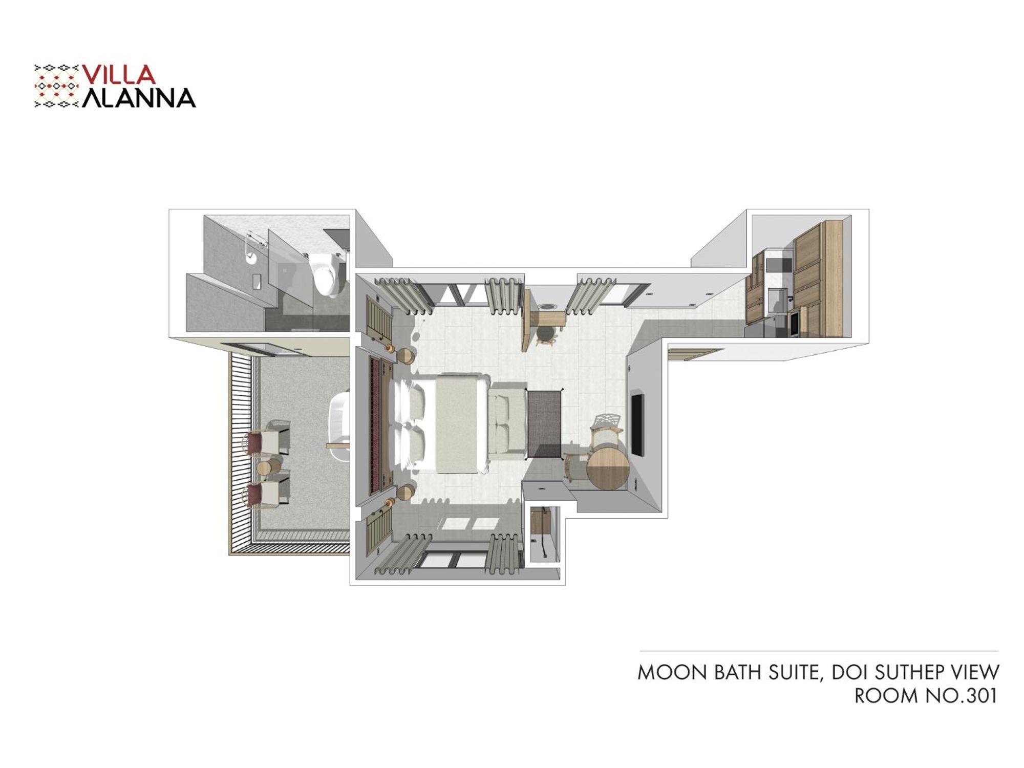 Villa Alanna Чиангмай Номер фото